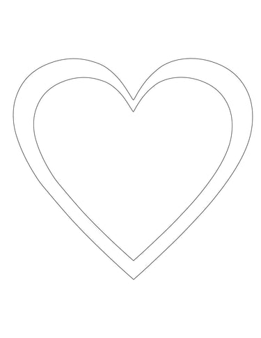 Plantilla Shaker de Corazón S1701
